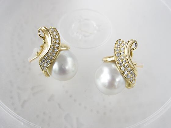 パールのオーダーイヤリング